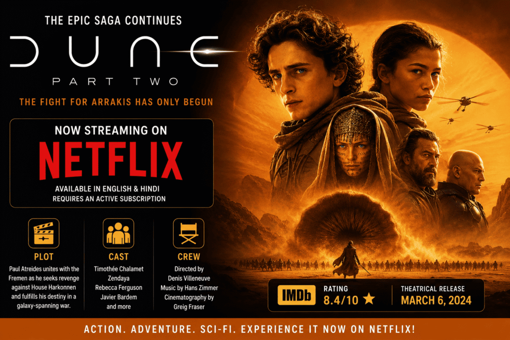 DunePart Two streaming now (1)