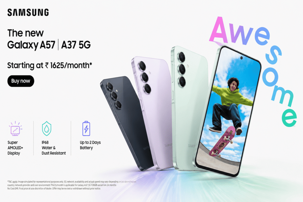 Galaxy A57 and A37 5G promotion1