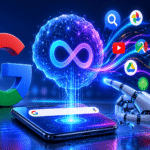 Google AI future vision in neon