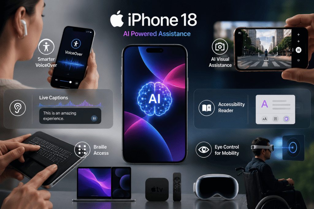 iPhone 18 AI-powered accessibility features